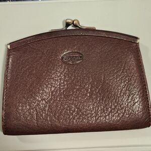 Vintage Fossil Brown Leather Wallet / Coin Purse /Credit Card/ ID holder